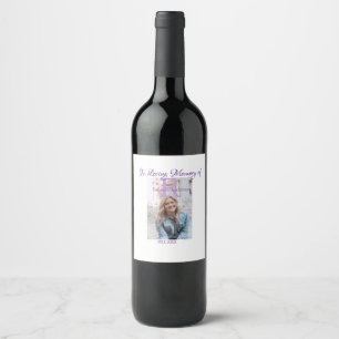 Etiqueta Para Botella De Vino En la memoria amorosa de la memoria mantener la me