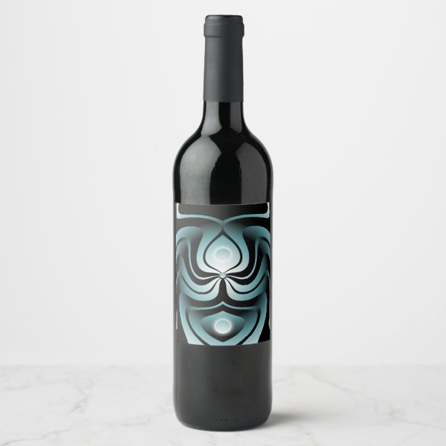 Etiqueta Para Botella De Vino Energía (Anverso)