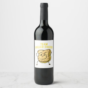 Etiqueta Para Botella De Vino Equipo de Guay a la parrilla regalo de queso Funny