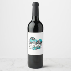 Etiqueta Para Botella De Vino ¡Es el momento de Bunco!