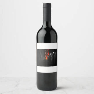 Etiqueta Para Botella De Vino Escalera gótica