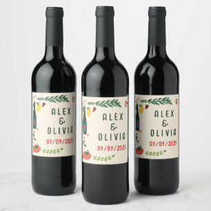 Etiqueta Para Botella De Vino Eso es comida italiana Amore REGALO personalizado