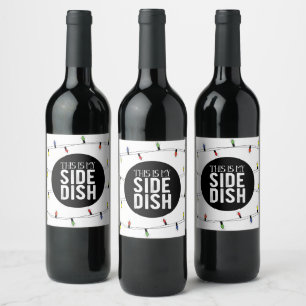 Etiqueta Para Botella De Vino Esta Es Mi Etiqueta De Vino De Navidades De Dish L