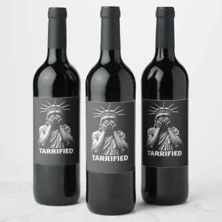 Etiqueta Para Botella De Vino Estatua de la Libertad Nueva York América