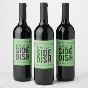 Etiqueta Para Botella De Vino Este Es Mi Disquete Lado