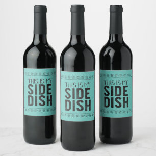 Etiqueta Para Botella De Vino Este Es Mi Disquete Lado