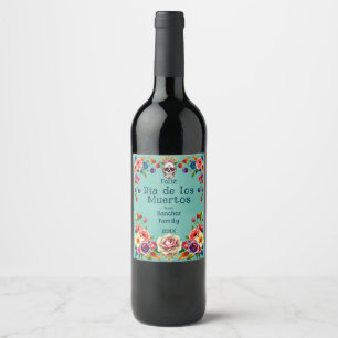 Etiqueta Para Botella De Vino Estilo acuarela Descansa en Riesling 🎉💀