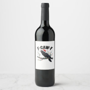 Etiqueta Para Botella De Vino Estilo creativo casual esencial F Caw F