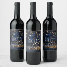 Estrellas Doradas Brillantes Felices Fiestas