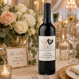 Etiqueta Para Botella De Vino Etiqueta Adhesiva Personalizada para Vino de Brind