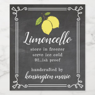 Etiqueta Para Botella De Vino Etiqueta de Botella Alta con Aspecto de Limoncello