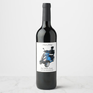 Etiqueta Para Botella De Vino Etiqueta de Botella de Vino (3,5" x 4") juego de 6