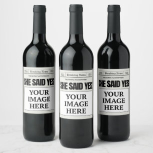 Etiqueta Para Botella De Vino Etiqueta de botella de vino de periódico de compro