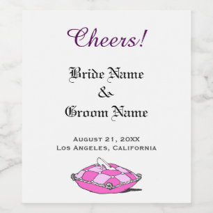 Etiqueta Para Botella De Vino Etiqueta de botella de vino de zapatilla de Cenici