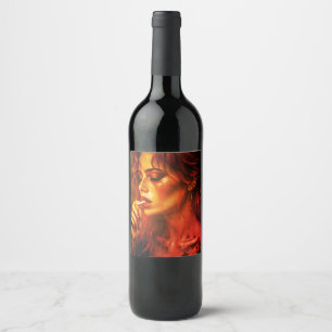 Etiqueta Para Botella De Vino Etiqueta de botella de vino "I'm Done"