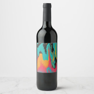 Etiqueta Para Botella De Vino Etiqueta de botella de vino La Fiesta 2 Crazy Colo