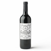 Etiqueta de Botella de Vino Liberal Tears No. 47
