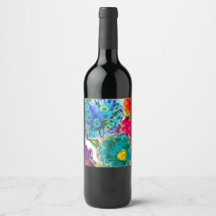 Etiqueta Para Botella De Vino Etiqueta de botella de vino Lovitude Winking