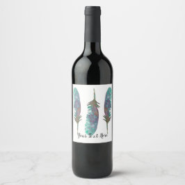 Etiqueta Para Botella De Vino Etiqueta de Botella de Vino Personalizada con Plum