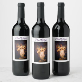 Etiqueta Para Botella De Vino Etiqueta de Botella de Vino - Pinot Grigio
