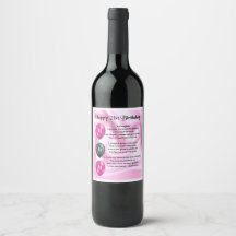 Etiqueta de botellas de vino de poema divino - 21º