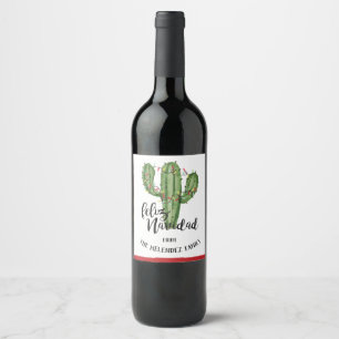Etiqueta Para Botella De Vino Etiqueta de encargo de la botella del navidad de