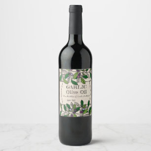 Etiqueta Para Botella De Vino Etiqueta de enlatado casera condimentada rama de