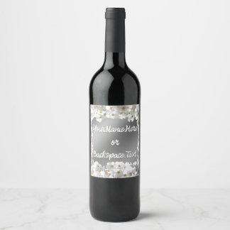 Etiqueta Para Botella De Vino Etiqueta de frasco de la buena suerte del personal