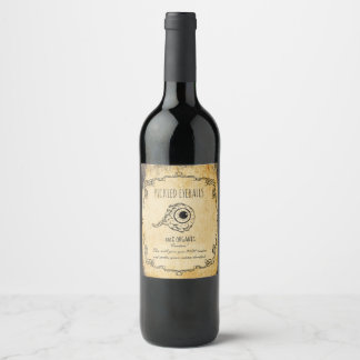 Etiqueta Para Botella De Vino Etiqueta de Halloween de Ojos Encurtidos de Botica