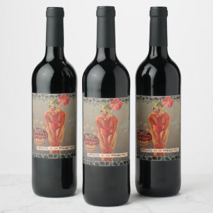 Etiqueta Para Botella De Vino Etiqueta de la botella de vino