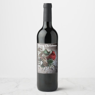 Etiqueta Para Botella De Vino Etiqueta de Personalizable navideño