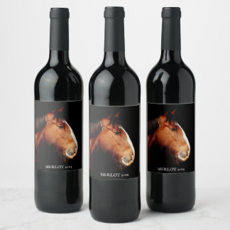 Etiqueta Para Botella De Vino Etiqueta de Personalizado de vino elegante de caba