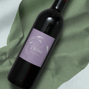 Etiqueta Para Botella De Vino Etiqueta de propuesta de lavadora de color de agua
