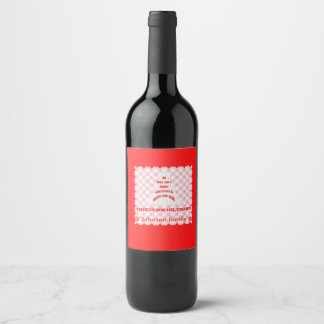 Etiqueta Para Botella De Vino Etiqueta de regalo de navidad
