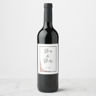 Etiqueta Para Botella De Vino Etiqueta de vino boda