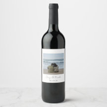 Etiqueta de vino con foto personalizada