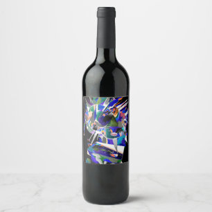 Etiqueta Para Botella De Vino Etiqueta de vino de águila de salchicha