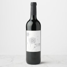 Etiqueta de vino de Dandelion