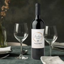 Etiqueta de vino de divorcio