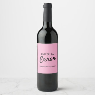 Etiqueta Para Botella De Vino Etiqueta de vino de divorcio