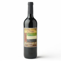 Etiqueta de vino de Dubai