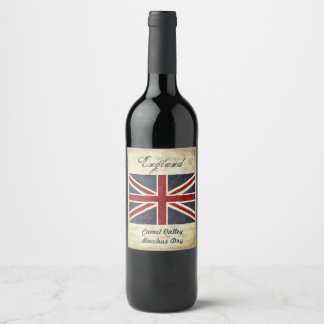 Etiqueta Para Botella De Vino Etiqueta de vino de Inglaterra