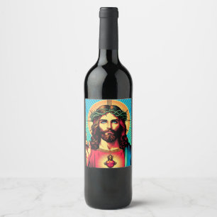 Etiqueta Para Botella De Vino Etiqueta de vino de Jesús
