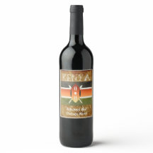 Etiqueta de vino de Kenia
