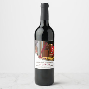 Etiqueta Para Botella De Vino Etiqueta de vino de Navidades de Santa Sede de Par