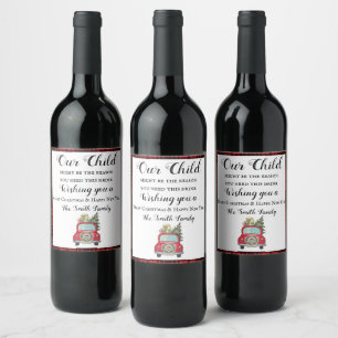 Etiqueta Para Botella De Vino Etiqueta de vino de navidades, regalo de profesor,