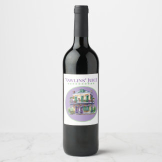 Etiqueta Para Botella De Vino Etiqueta de vino de Nawlins