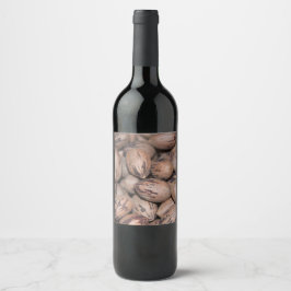 Etiqueta Para Botella De Vino Etiqueta de vino de Pecan