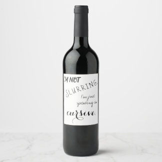 Etiqueta Para Botella De Vino Etiqueta de vino divertida