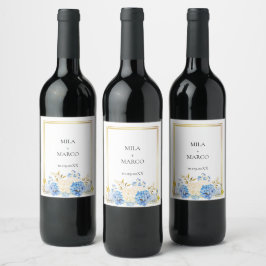 Etiqueta Para Botella De Vino Etiqueta de Vino Elegant Gold Deco
